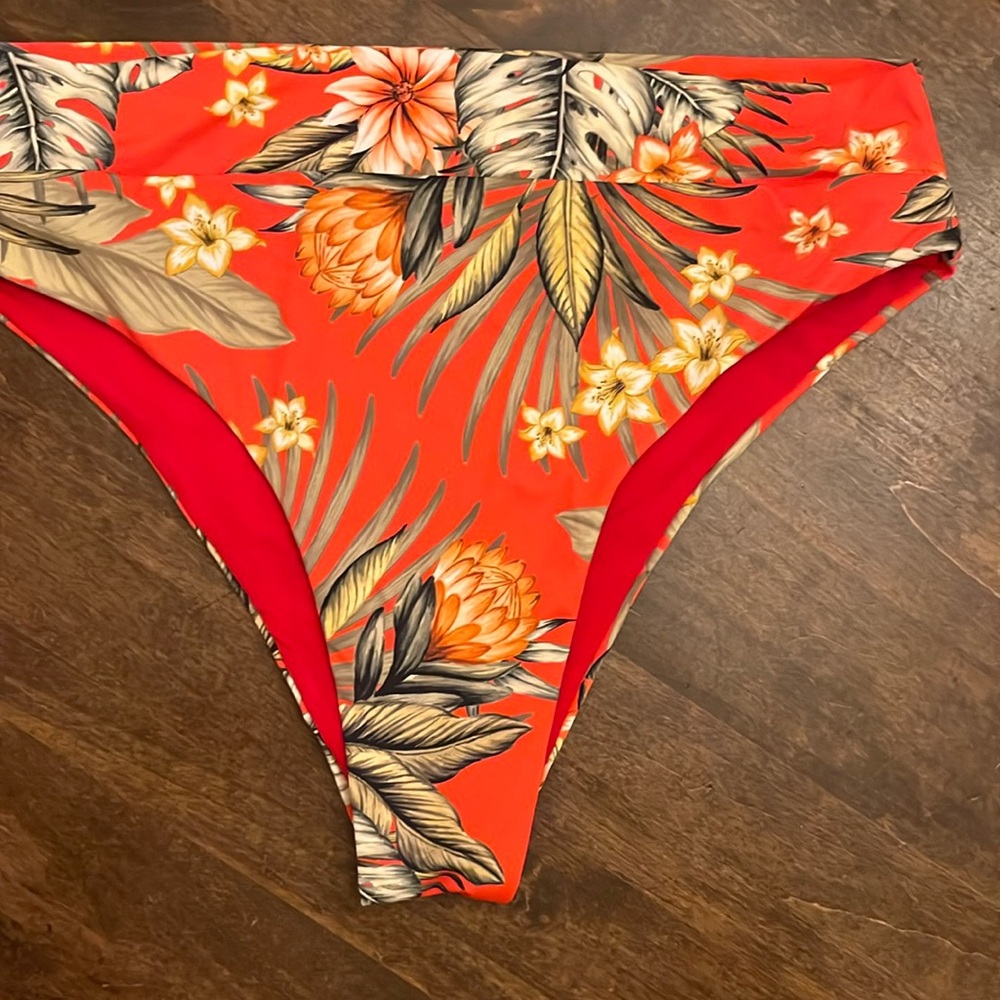 Vintage tropical print bikini bottoms by Banana Moon